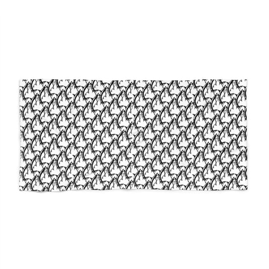 Beach Towel - McClean Tarpon Houndstooth Towel